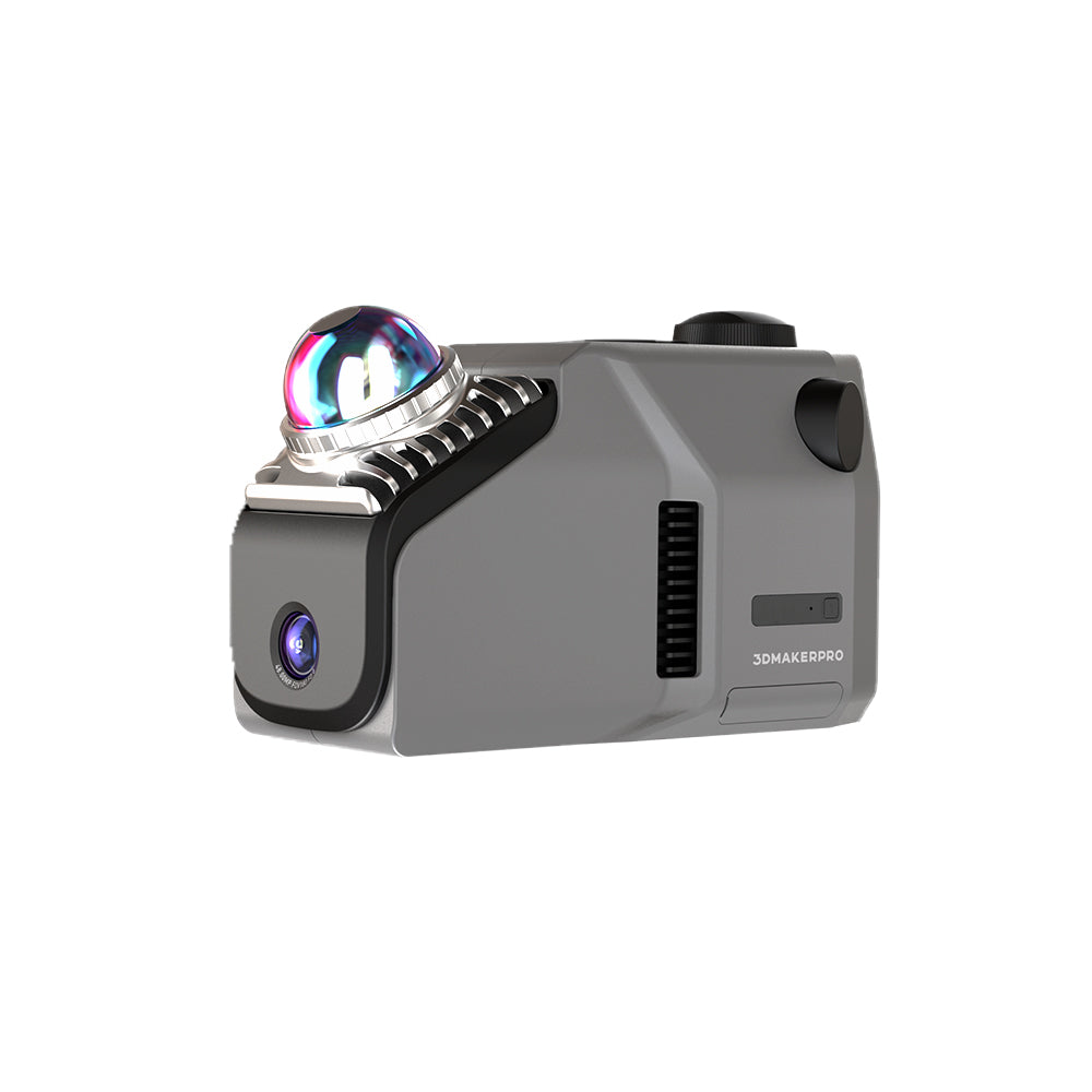 3DMakerPro Eagle LiDAR scanner side detail showing the single front camera and LiDAR dome