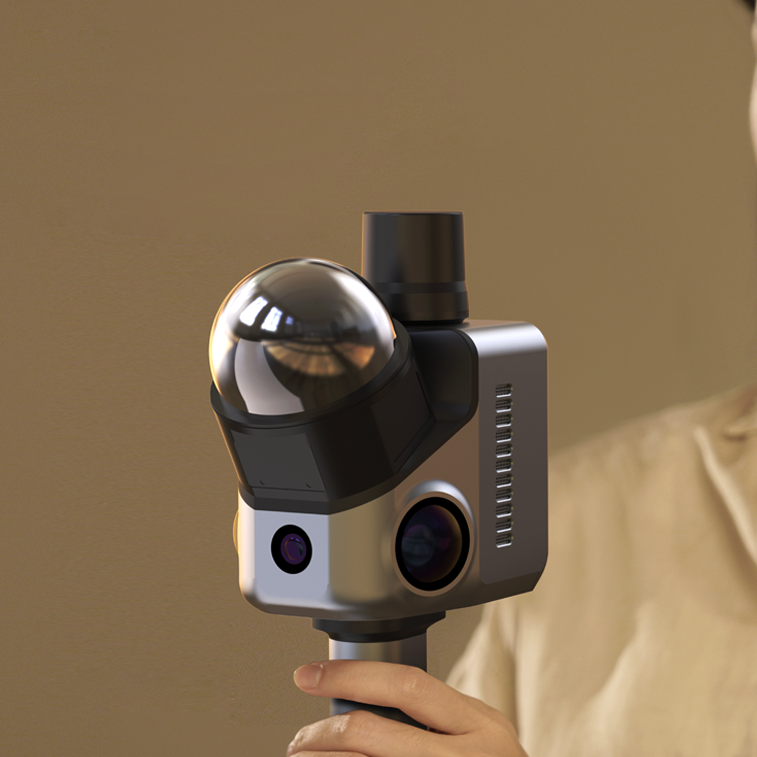 3DMakerPro Hawk LiDAR scanner scanning head detail
