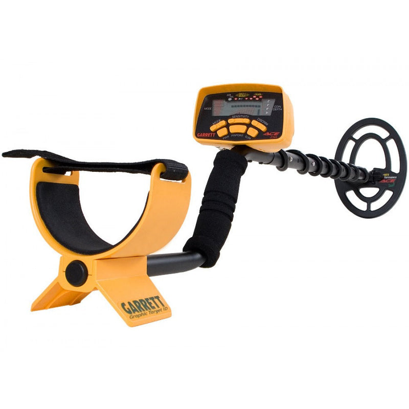 Garrett ACE 250 control box and LCD display detail