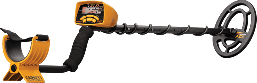 Garrett ACE 250 metal detector right angle view