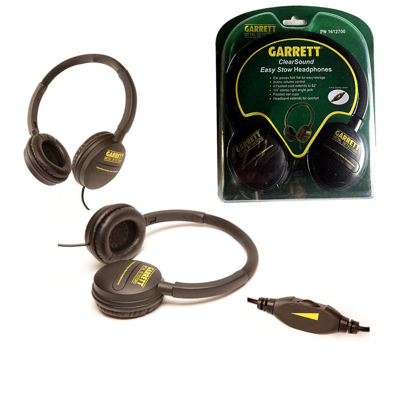 Garrett ClearSound Easy-Stow headphones included with the ACE 400