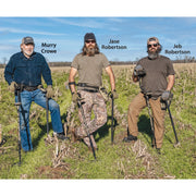 Murry Crowe, Jase Robertson and Jeb Robertson detecting with Garrett ACE Apex detectors