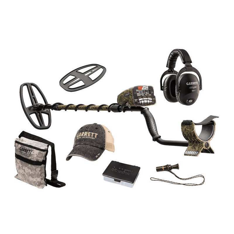 Garrett AT Max Jase Robertson edition camo detector with included accessories