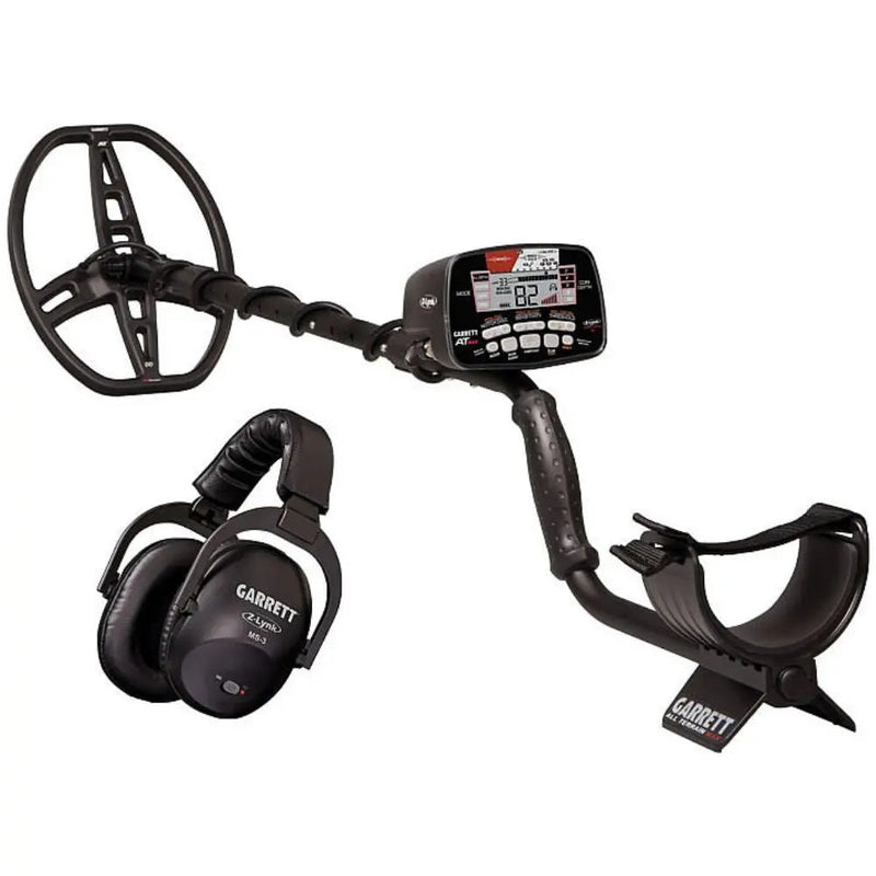 Garrett AT Max waterproof metal detector with MS-3 Z-Lynk wireless headphones