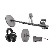 Garrett Axiom International package with two searchcoils, soft travel case and battery booster pack