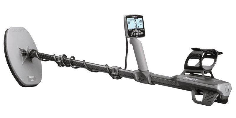 Garrett Axiom metal detector side profile