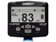 Garrett Vortex VX5 control panel with frequency settings