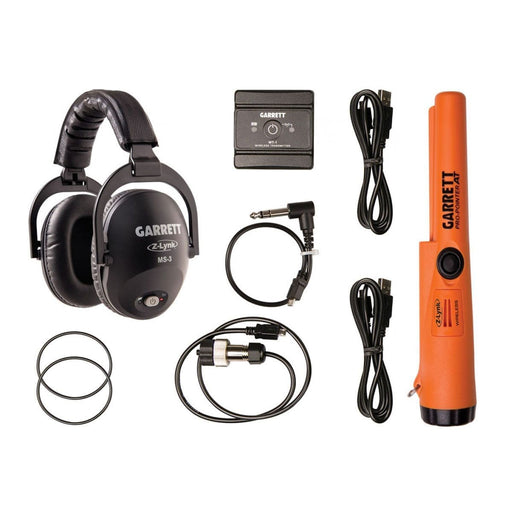 Garrett Z-Lynk kit with Pro-Pointer AT Z-Lynk and MS-3 headphones